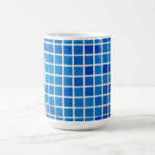 Blaue Mosaikfliese Kaffeetasse (Mittel)