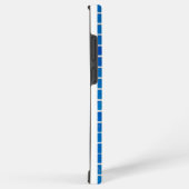 Blaue Mosaikfliese Samsung Galaxy Hülle (Rechte Seite)