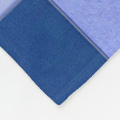 Blaue Mosaikfliesen Fleecedecke (Ecke)