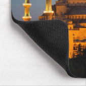 Blaue Moschee an der Dämmerung Mousepad (Ecke)
