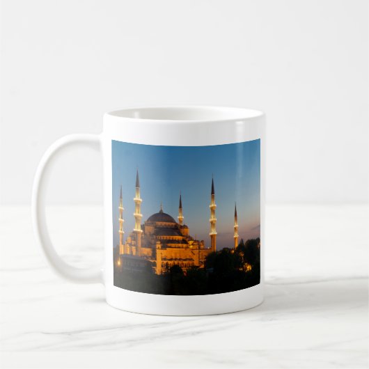 Blaue Moschee an der twilight Tasse (Links)