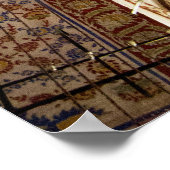 Blaue Moschee-Decke Poster (Ecke)