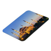 Blaue Moschee in der Dämmerung Magnet (Linke Seite)