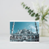 Blaue Moschee in Istanbul Postkarte (Stehend Vorderseite)