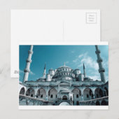 Blaue Moschee in Istanbul Postkarte (Vorne/Hinten)