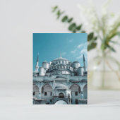 Blaue Moschee in Istanbul Postkarte (Stehend Vorderseite)