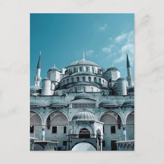 Blaue Moschee in Istanbul Postkarte (Vorderseite)