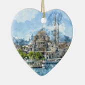Blaue Moschee in Istanbul Türkei Keramikornament (Rechts)