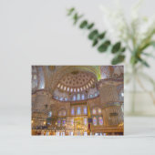 Blaue Moschee in Istanbul Türkei Postkarte (Stehend Vorderseite)
