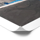 Blaue Moschee in Paktia Poster (Ecke)