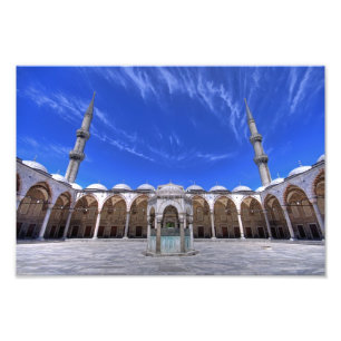 Blaue Moschee, Istanbul, die Türkei Fotodruck