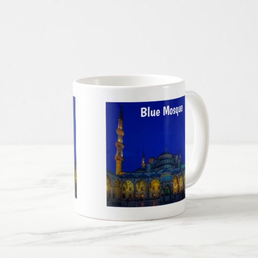 Blaue Moschee Istanbul Kaffeetasse (VorderseiteRechts)