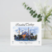 Blaue Moschee - Istanbul Postkarte (Stehend Vorderseite)