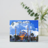 Blaue Moschee - Istanbul Postkarte (Stehend Vorderseite)
