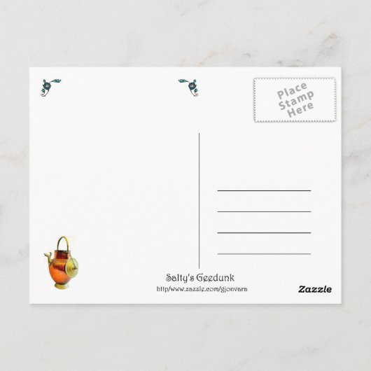 Blaue Moschee - Istanbul Postkarte (Rückseite)