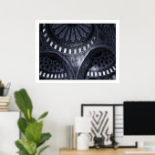 Blaue Moschee, Istanbul/Türkei Poster (Heimbüro)