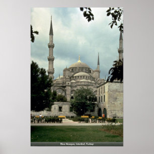 Blaue Moschee, Istanbul, Türkei Poster