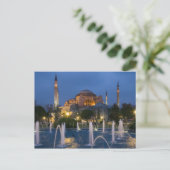 Blaue Moschee, Istanbul, Türkei Postkarte (Stehend Vorderseite)