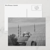 Blaue Moschee, Istanbul, Türkei Postkarte (Vorne/Hinten)