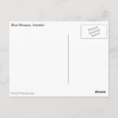 Blaue Moschee, Istanbul, Türkei Postkarte (Rückseite)
