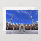 Blaue Moschee, Istanbul, Türkei Postkarte (Vorne/Hinten)