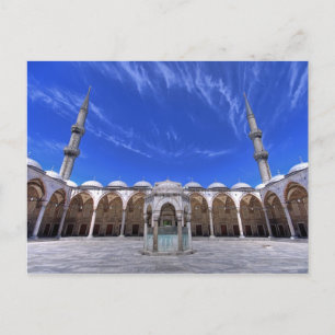 Blaue Moschee, Istanbul, Türkei Postkarte