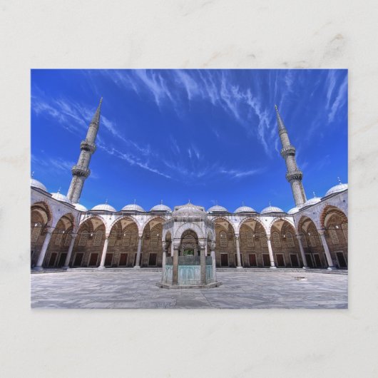 Blaue Moschee, Istanbul, Türkei Postkarte (Vorderseite)