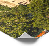 Blaue Moschee Landschaft Poster (Ecke)