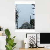 Blaue Moschee Poster (Heimbüro)