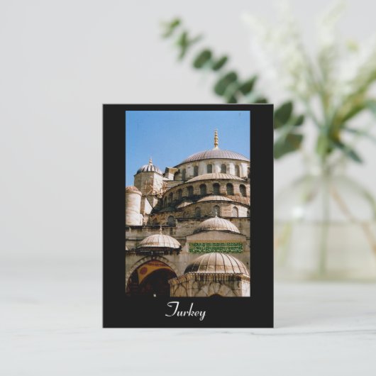 Blaue Moschee Postkarte (Stehend Vorderseite)