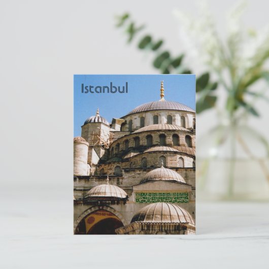 Blaue Moschee Postkarte (Stehend Vorderseite)