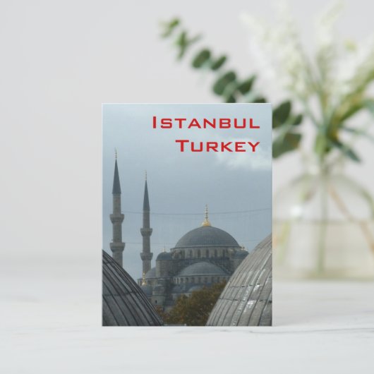 Blaue Moschee Postkarte (Stehend Vorderseite)