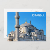 Blaue Moschee Postkarte (Vorne/Hinten)