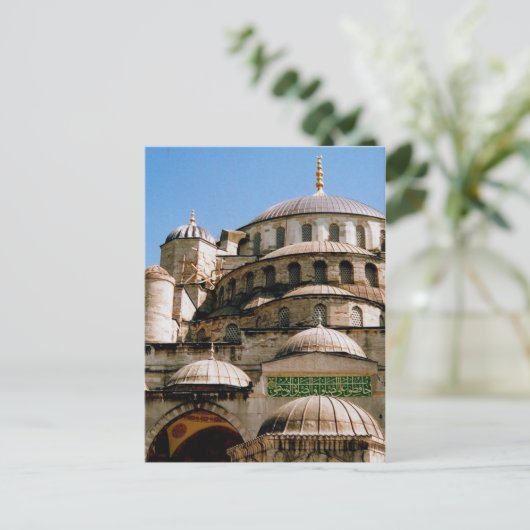 Blaue Moschee Postkarte (Stehend Vorderseite)