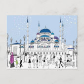 Blaue Moschee Postkarte (Vorderseite)