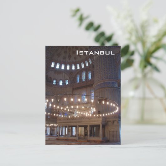 Blaue Moschee Postkarte (Stehend Vorderseite)