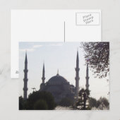 Blaue Moschee Postkarte (Vorne/Hinten)