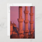 Blaue Moschee Postkarte (Vorne/Hinten)