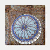 Blaue Moschee Square Magnet (Vorne)