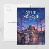 Blaue Moschee (Sultan-Ahmed-Moschee) Türkei Postkarte (Vorne/Hinten)