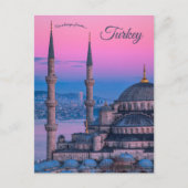 Blaue Moschee Sultanahmet Türkei Postkarte (Vorderseite)