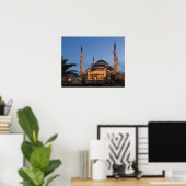 Blaue Moschee, Sultanhamet-Gebiet, Istanbul, Türke Poster (Heimbüro)
