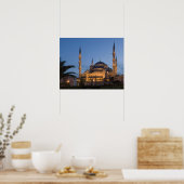Blaue Moschee, Sultanhamet-Gebiet, Istanbul, Türke Poster (Küche)