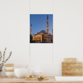 Blaue Moschee, Sultanhamet-Gebiet, Istanbul, Türke Poster (Küche)
