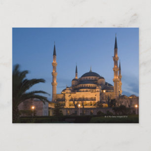 Blaue Moschee, Sultanhamet-Gebiet, Istanbul, Türke Postkarte