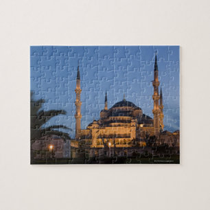 Blaue Moschee, Sultanhamet-Gebiet, Istanbul, Türke Puzzle