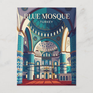 Blaue Moschee Türkei Postkarte