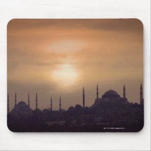 Blaue Moschee und Hagia Sophia die Türkei, Mousepad