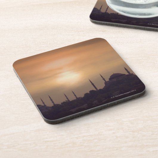 Blaue Moschee und Hagia Sophia die Türkei, Untersetzer (Linke Seite)