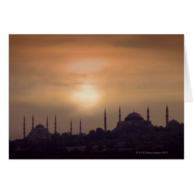 Blaue Moschee und Hagia Sophia Türkei, Istanbul (Vorderseite (Horizontal))
